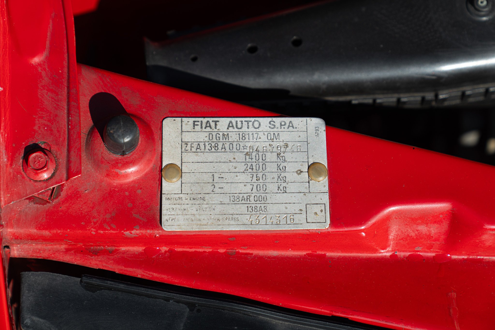 Fiat RITMO 105 TC ABARTH 