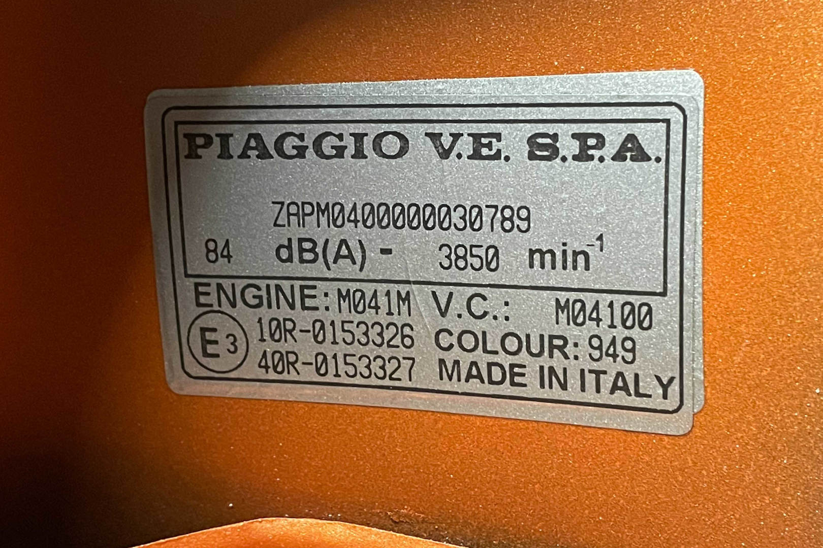 Piaggio Vespa 125 ET4 
